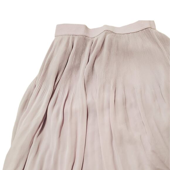 H&M pleated chiffon midi skirt S Small - Picture 2 of 4
